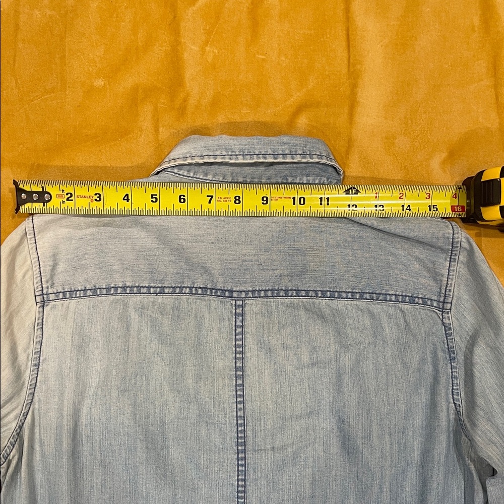 J. Crew Light Blue Denim Button Down Shirt - Picture 7 of 10